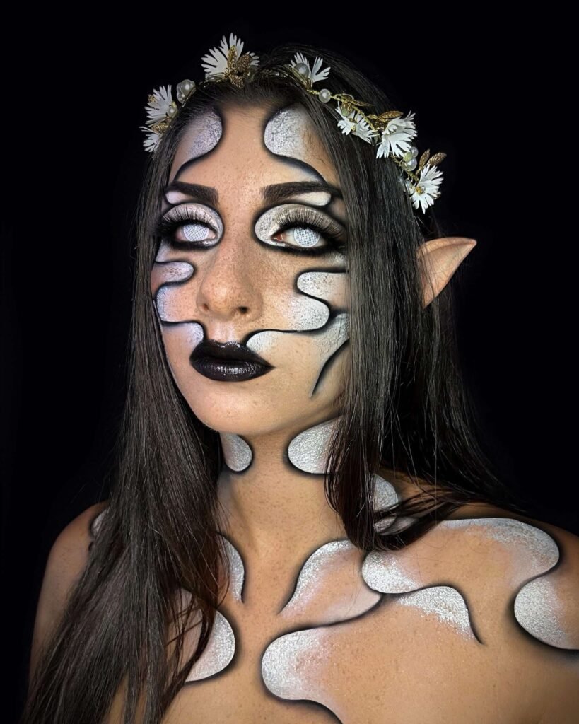 Maquillage artistique - body painting - face painting - Maquillage elfe - Shooting photo portrait - maquilleuse professionnelle - Maquilleuse isère - Maquilleuse Rhône Alpes - Maquilleuse Bourgoin Jallieu